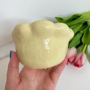 ORIGINAL Vintage Handmade Barbara Eigen Garden Squash Studio Pottery Soup Bowl